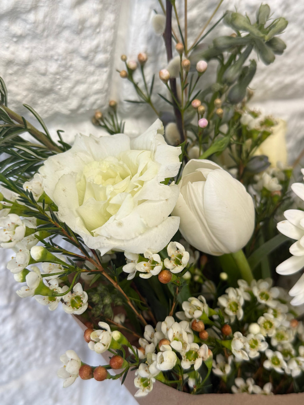 White Cotton Bouquet