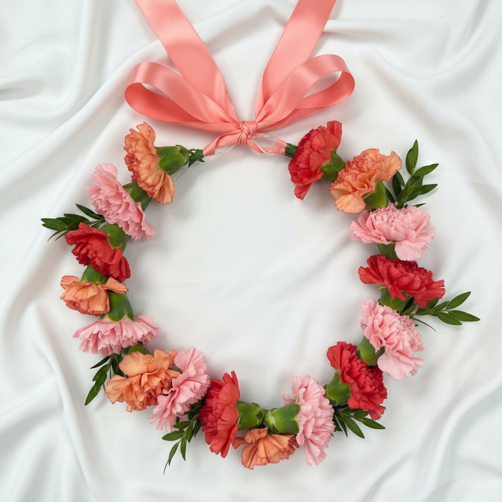 Wedding flower crown