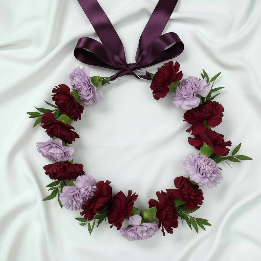 Wedding flower crown