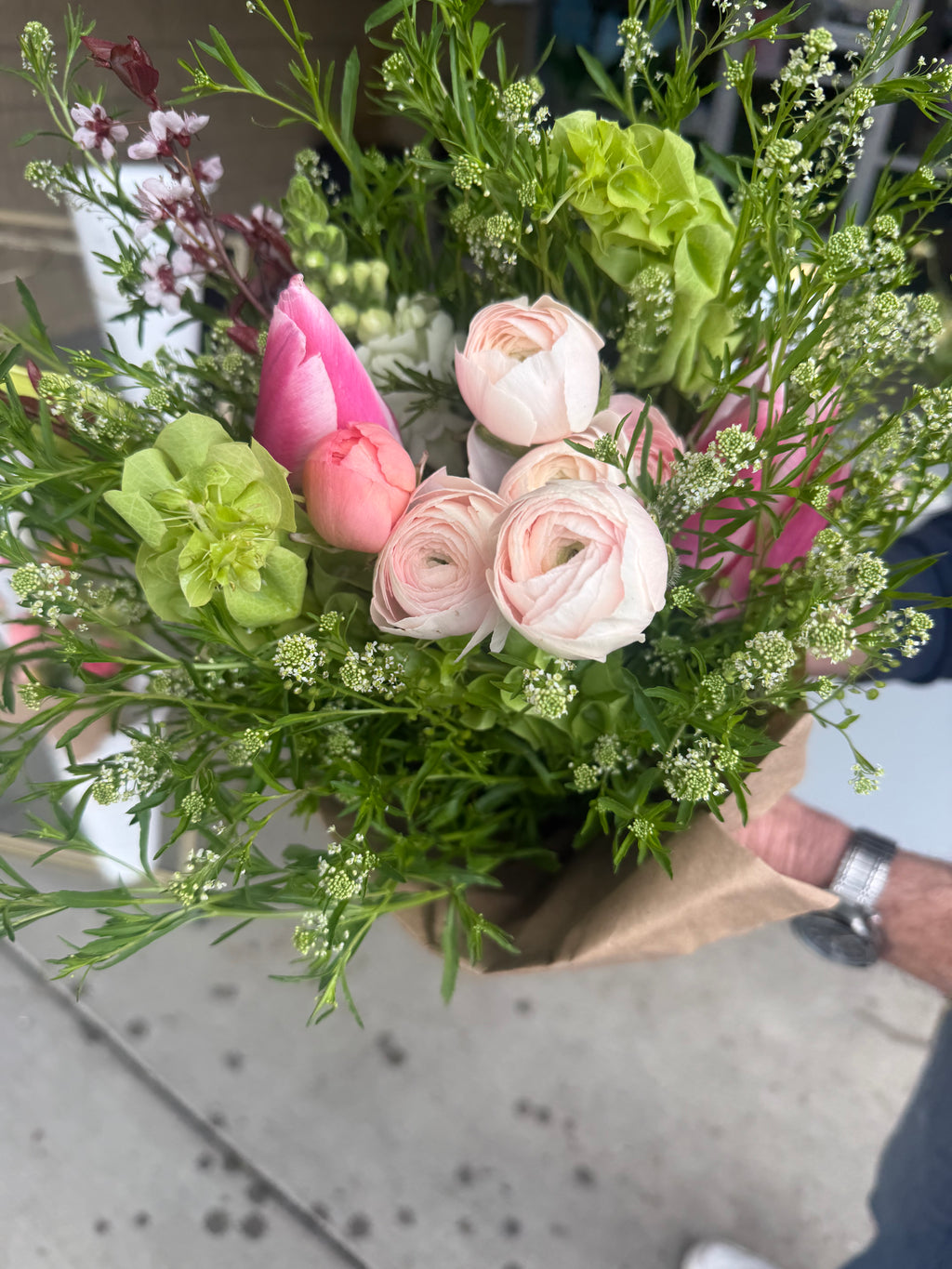 Flora Pomona’s choice - wrapped seasonal Flower bouquet