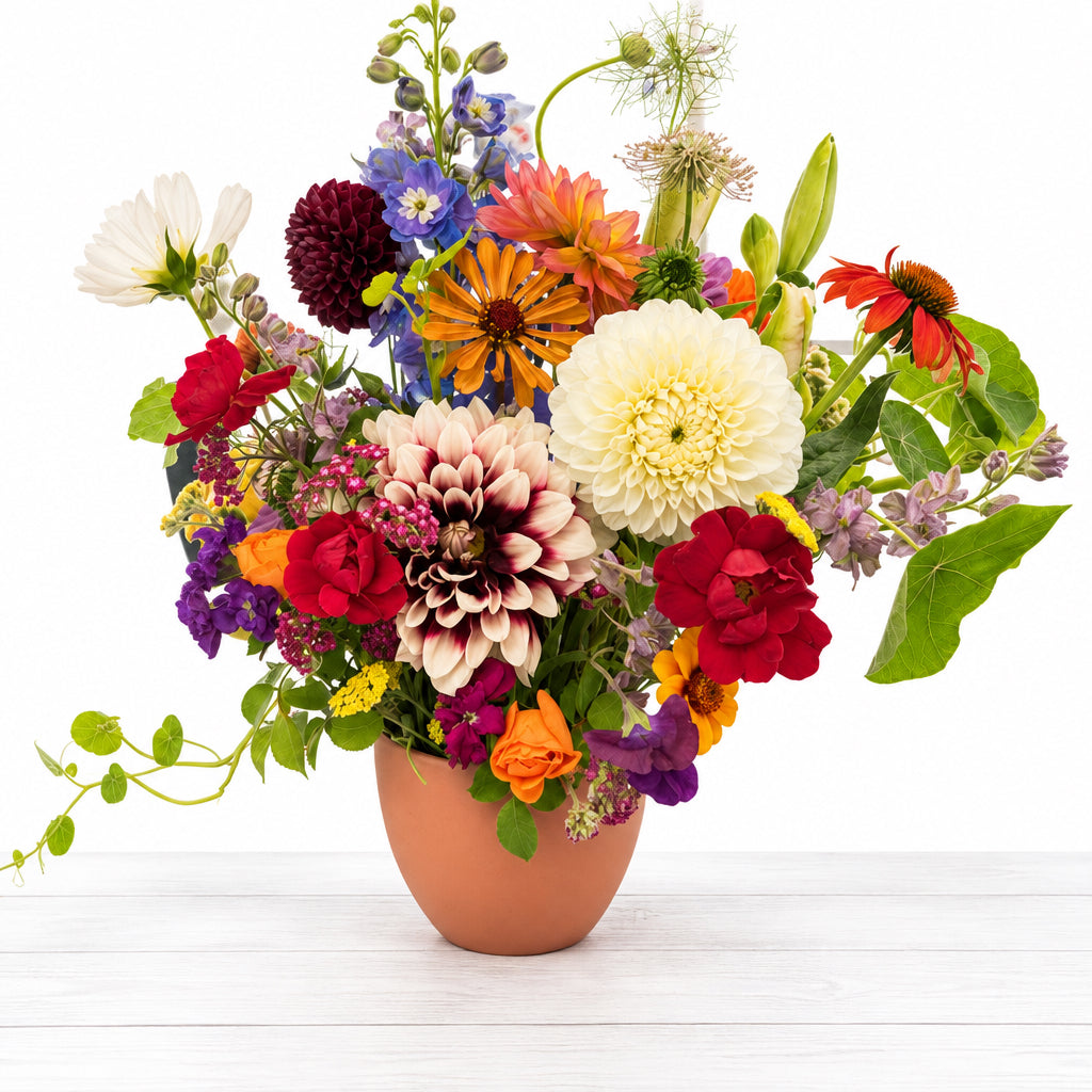 English Garden Flower Arrangement