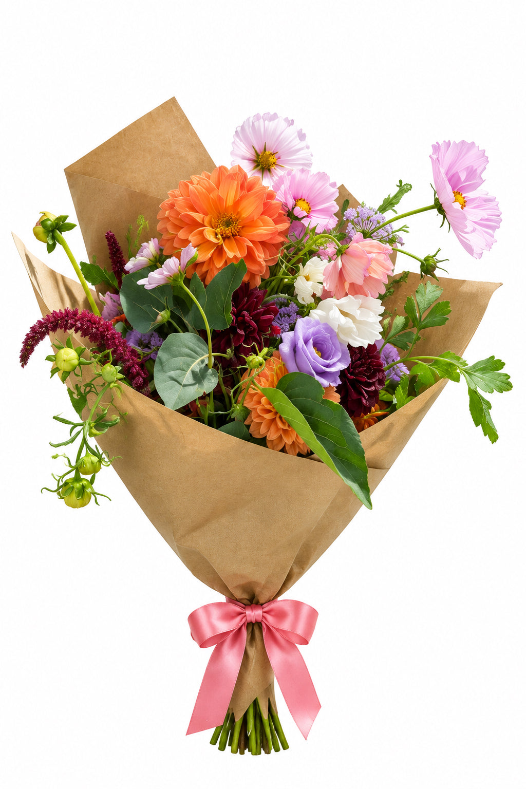 Flora Pomona’s choice - wrapped seasonal Flower bouquet