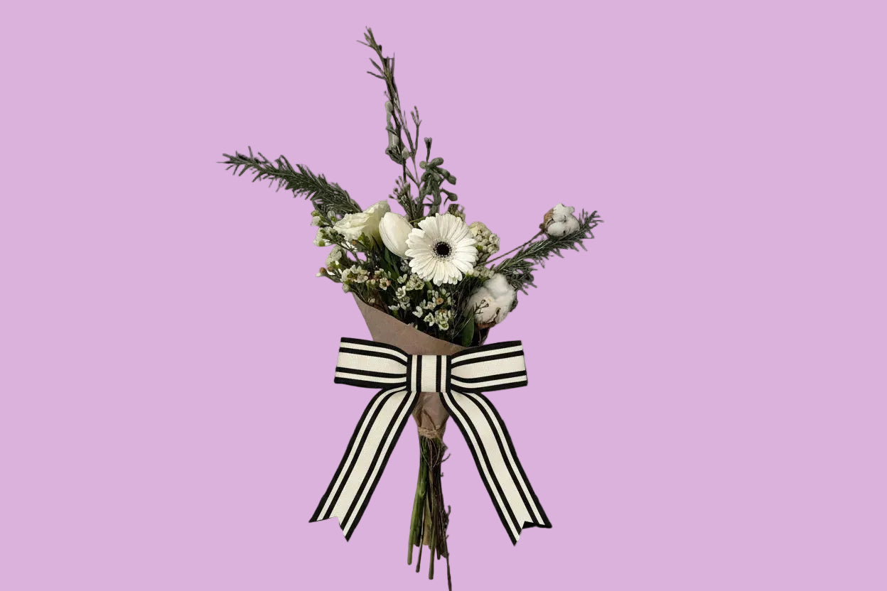 White Cotton Bouquet