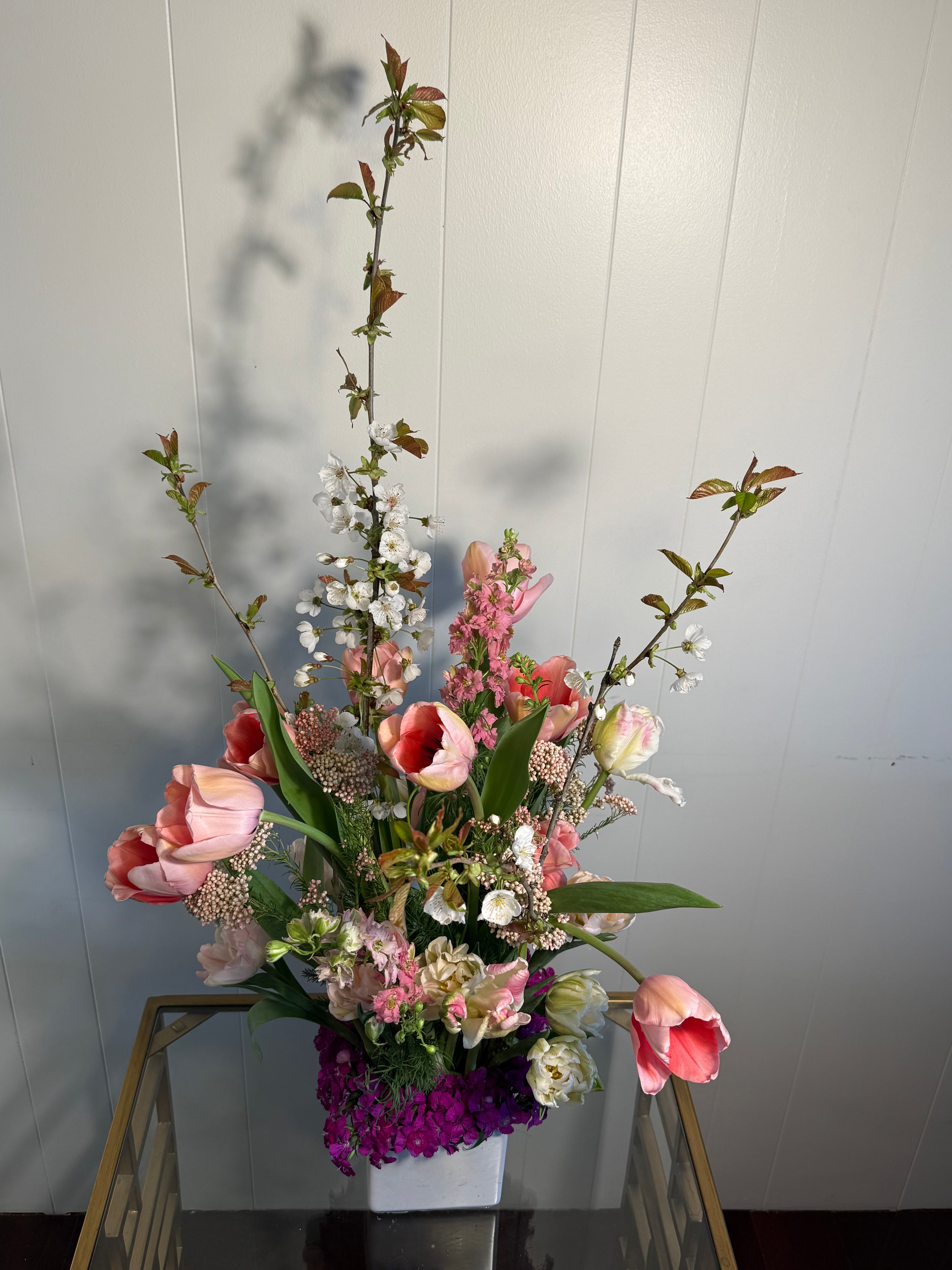 Audrey Deluxe Centerpiece Flower Arrangement