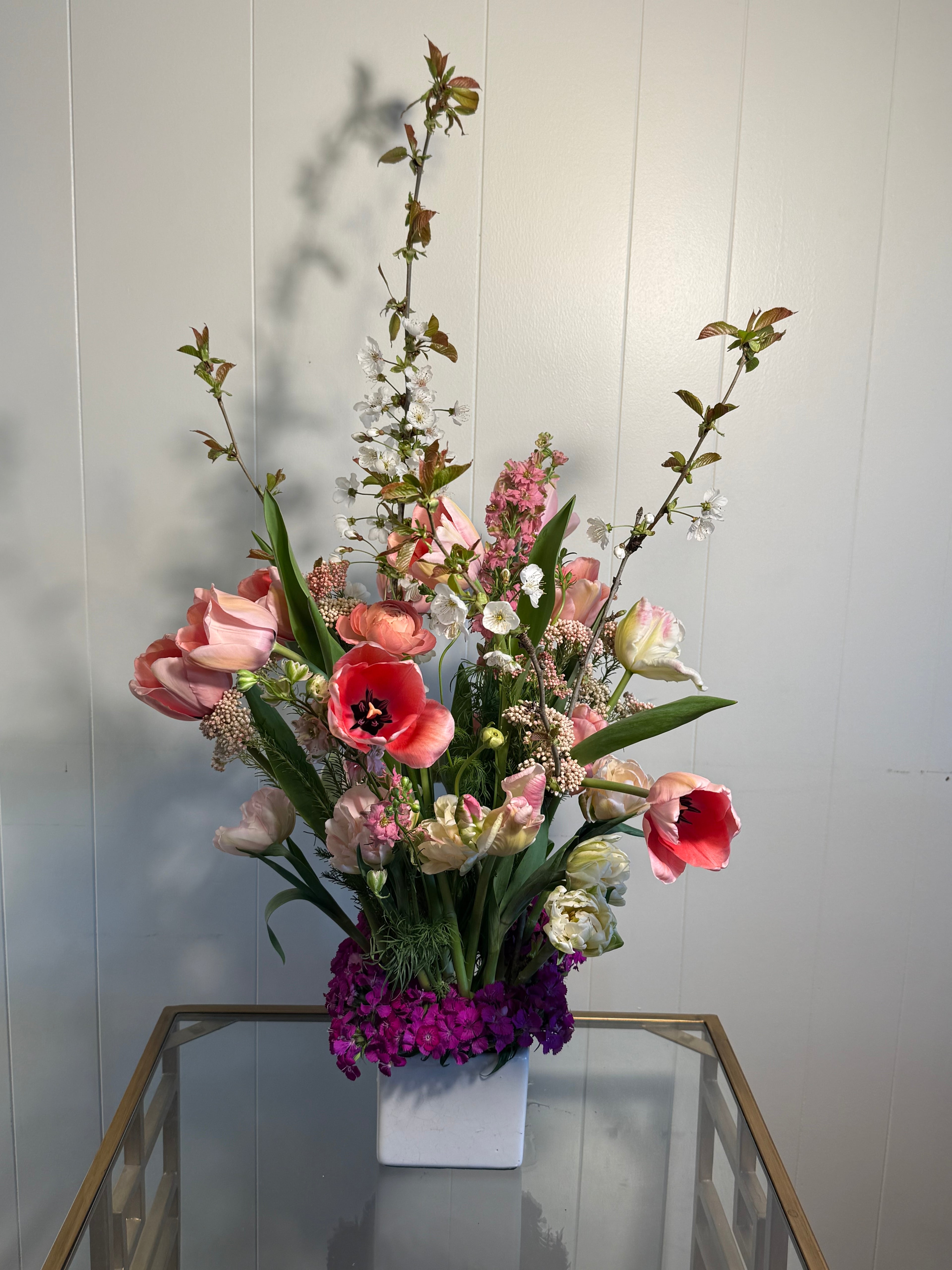 Audrey Deluxe Centerpiece Flower Arrangement