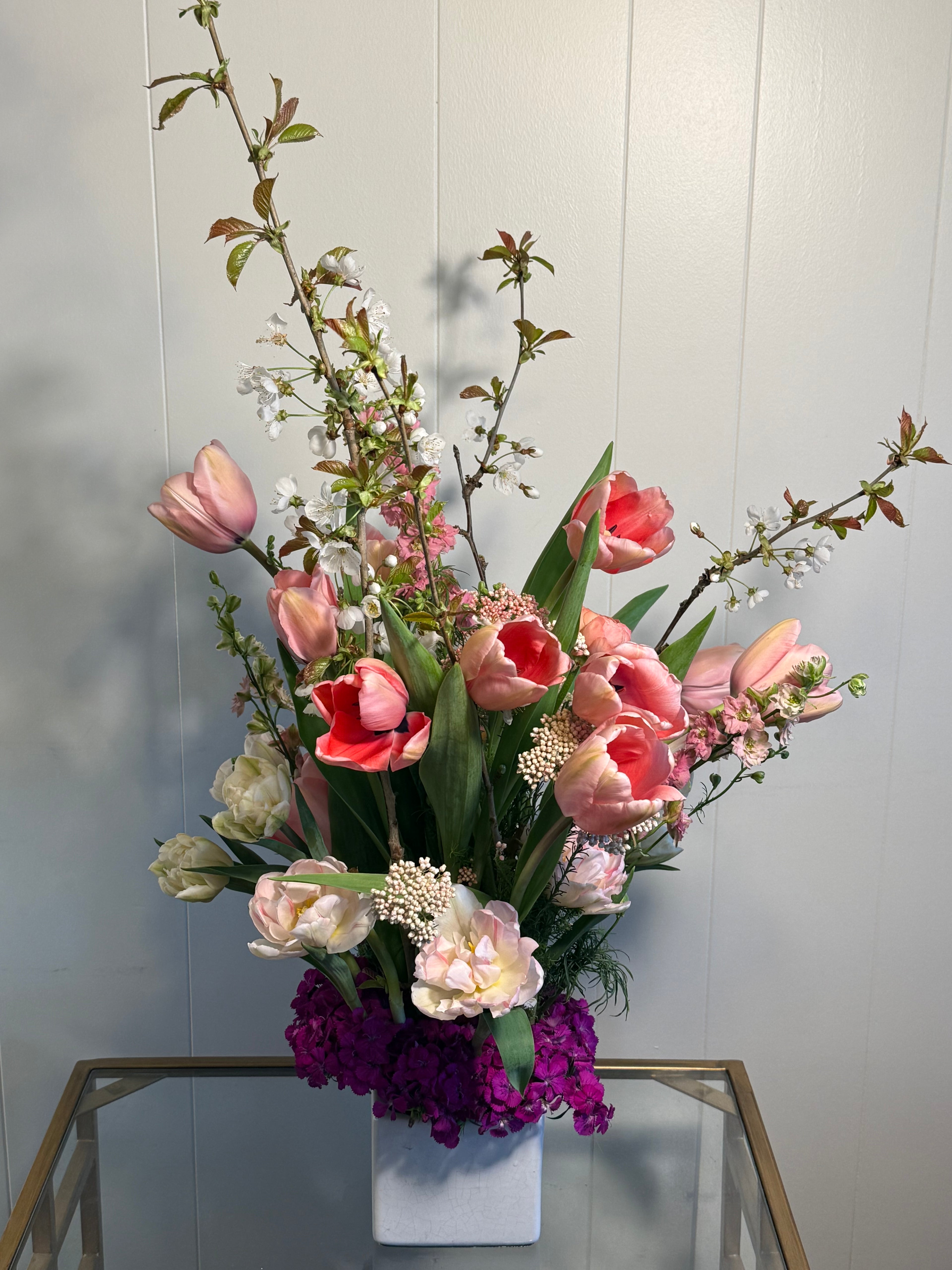 Audrey Deluxe Centerpiece Flower Arrangement