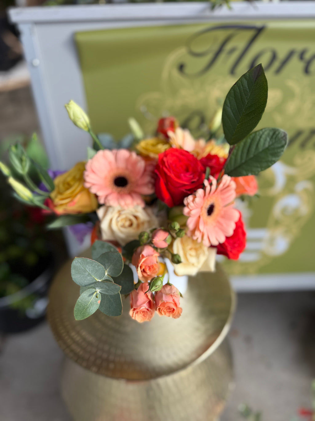 Holiday Flower Centerpiece