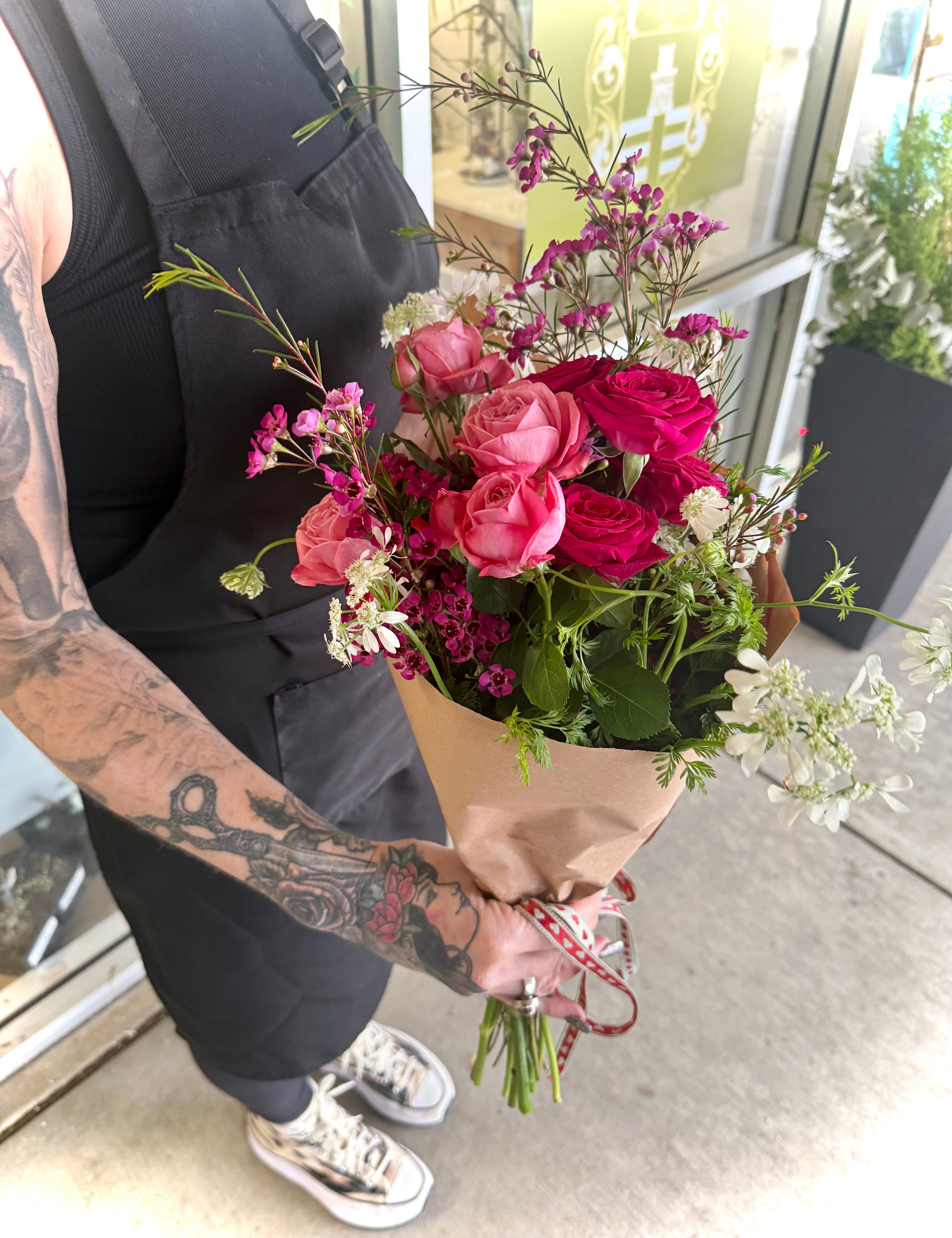 Flora Pomona’s choice - wrapped seasonal Flower bouquet